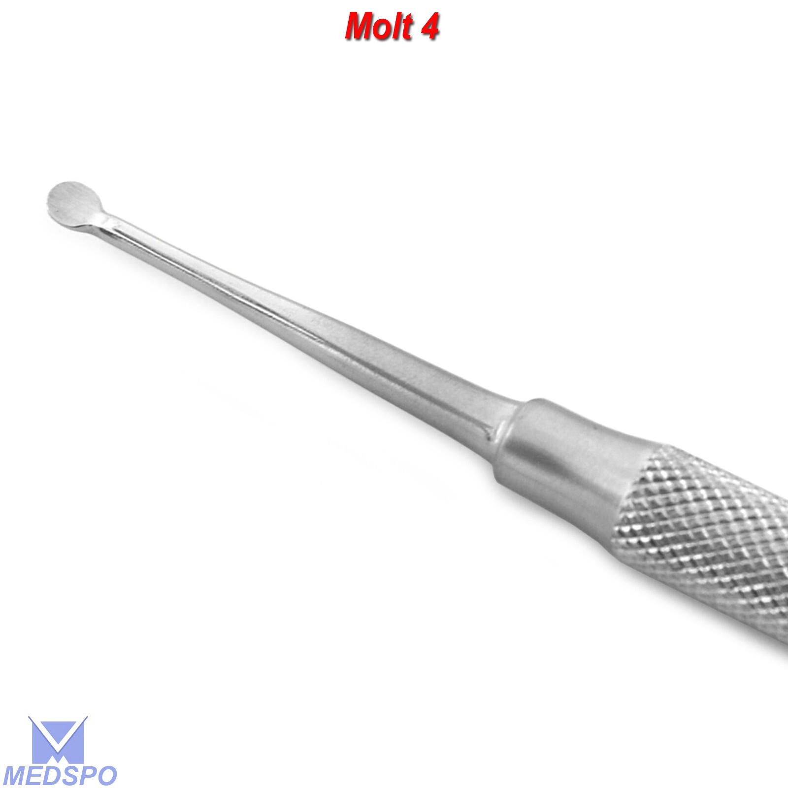 Dental Molt #4 Elevator Periosteal Double End Bone Curette Surgical Instruments