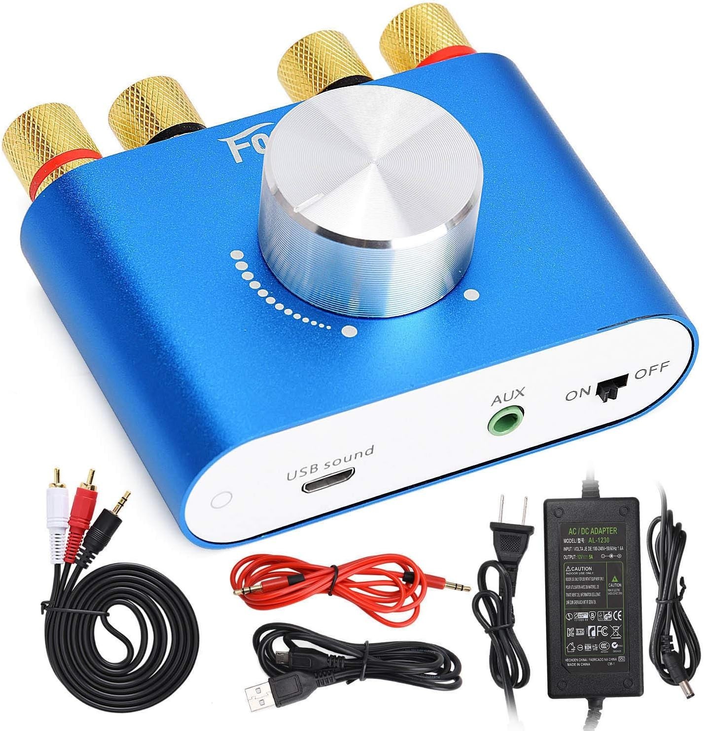 Compact F900S 160W Bluetooth Amplifier - Crystal-Clear 2x80W Sound Experience