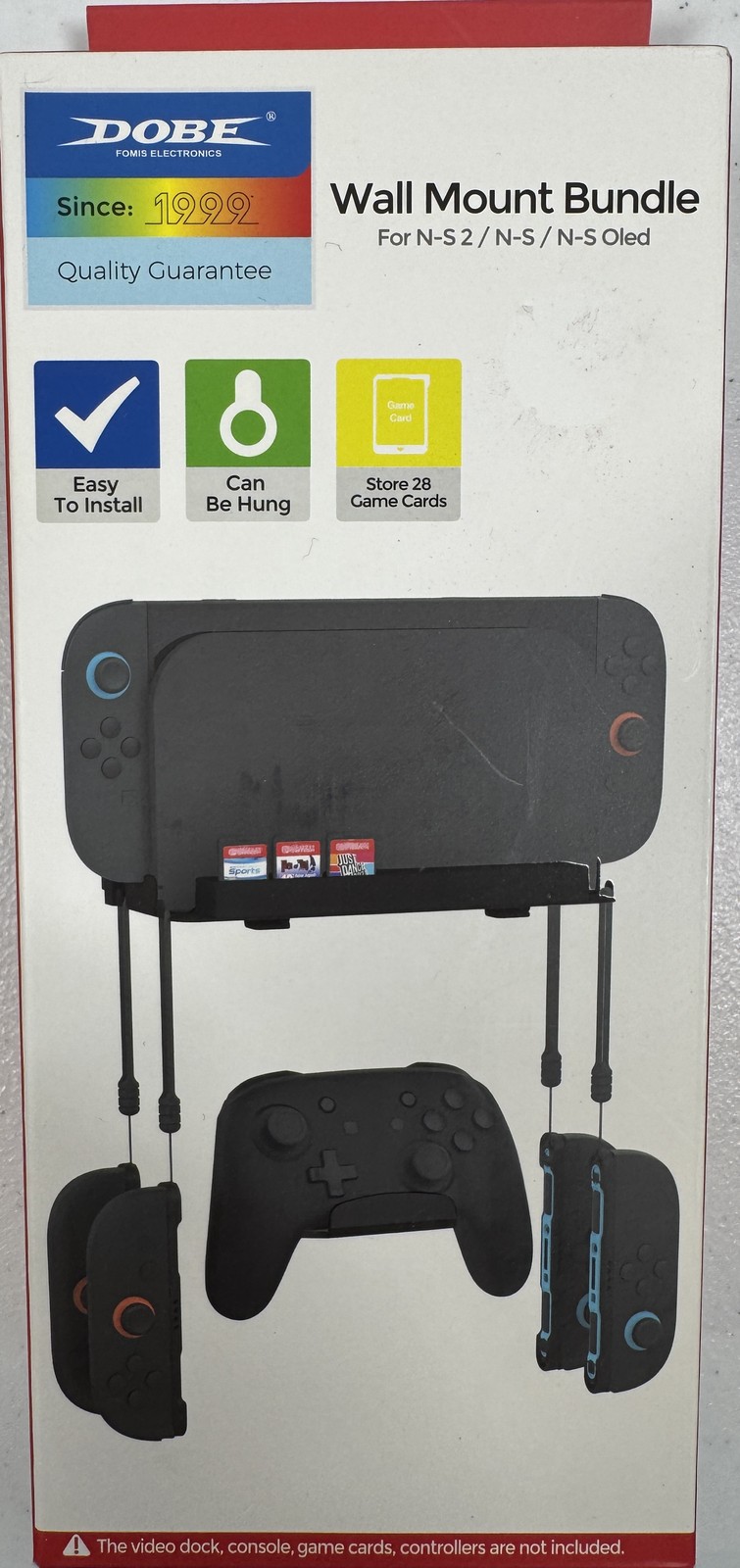 🍀 NIB DOBE Wall Mount Bundle for Nintendo Switch, OLED & Switch 2 - Console 🍀