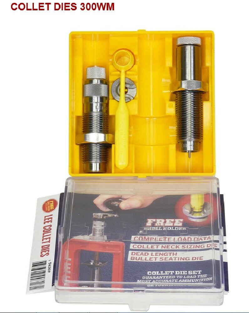 LEE Collet Die Set 300 Win Mag 300 Winchester Magnum New in Box #90722