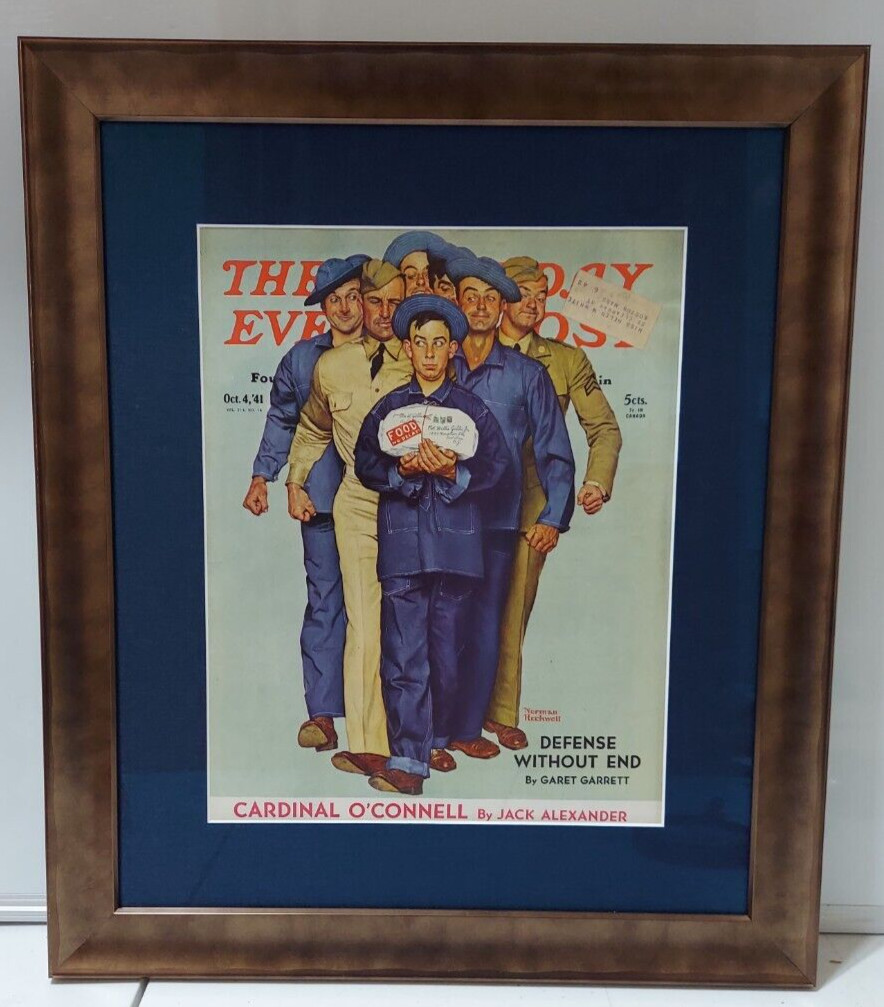 Orig Complete Saturday Evening Post Oct. 4, 1941 Willis Gillis Package From Home