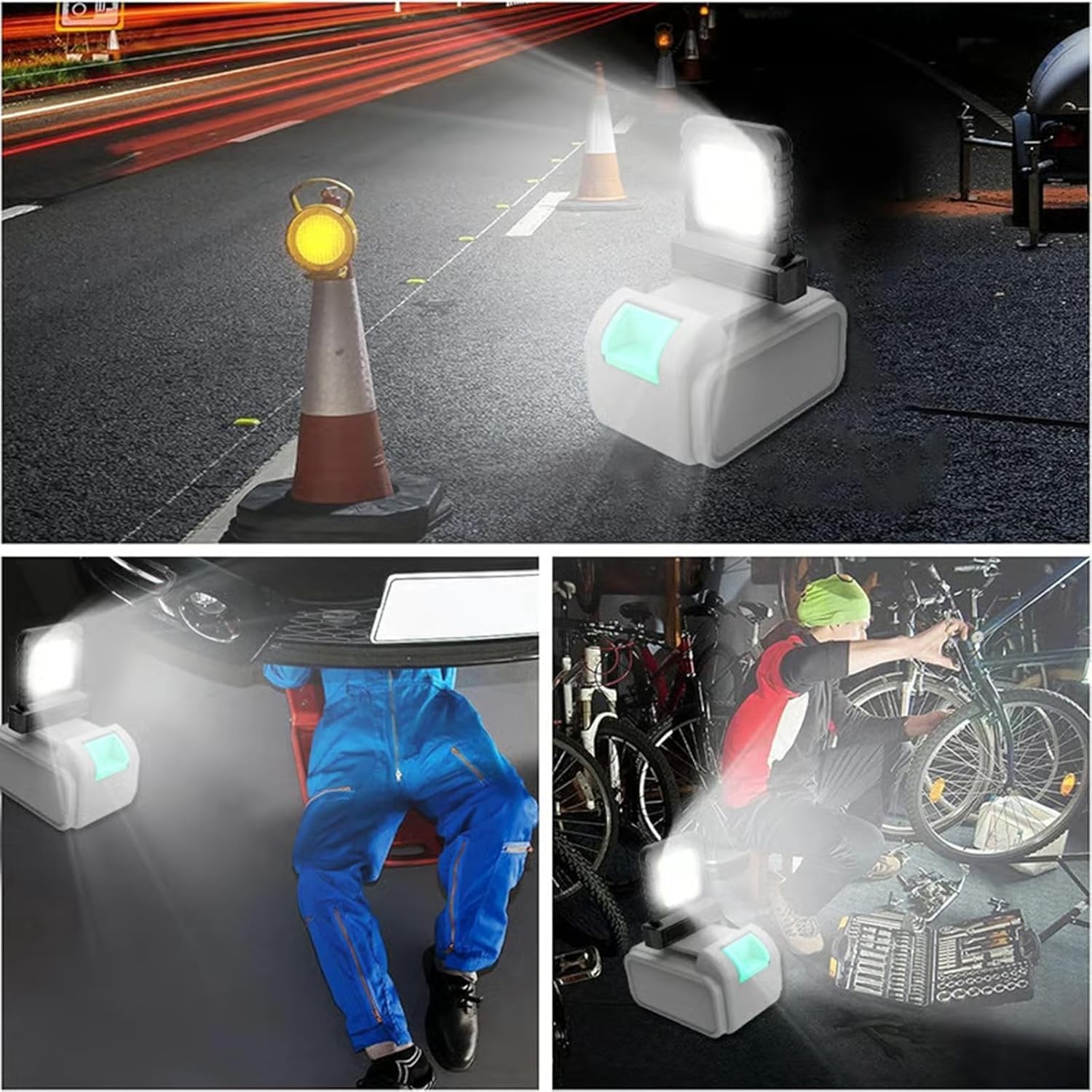 2 PACK Universal LED Work Lights High Brightness Floodlight for Lithium Battery