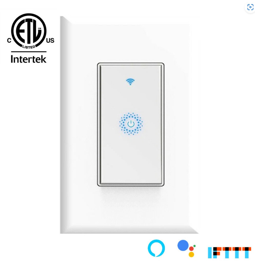 Nexete Smart Wi-Fi  Light Switch  Alexa Google  Smart Life App Open Box