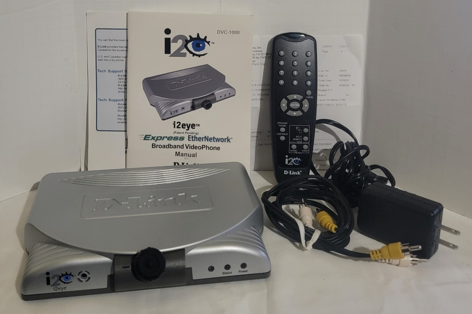 D-Link i2Eye DVC-1000 Video Phone Fast Ethernet Broadband