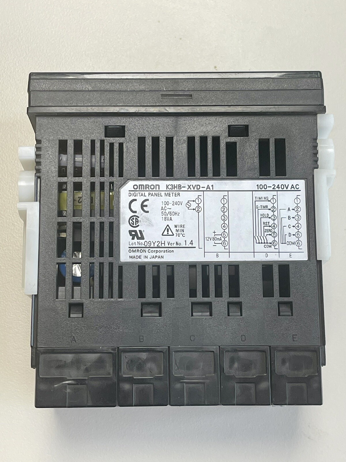 OMRON K3HB-XVD-A1 100-240 VAC Digital Panel Meter