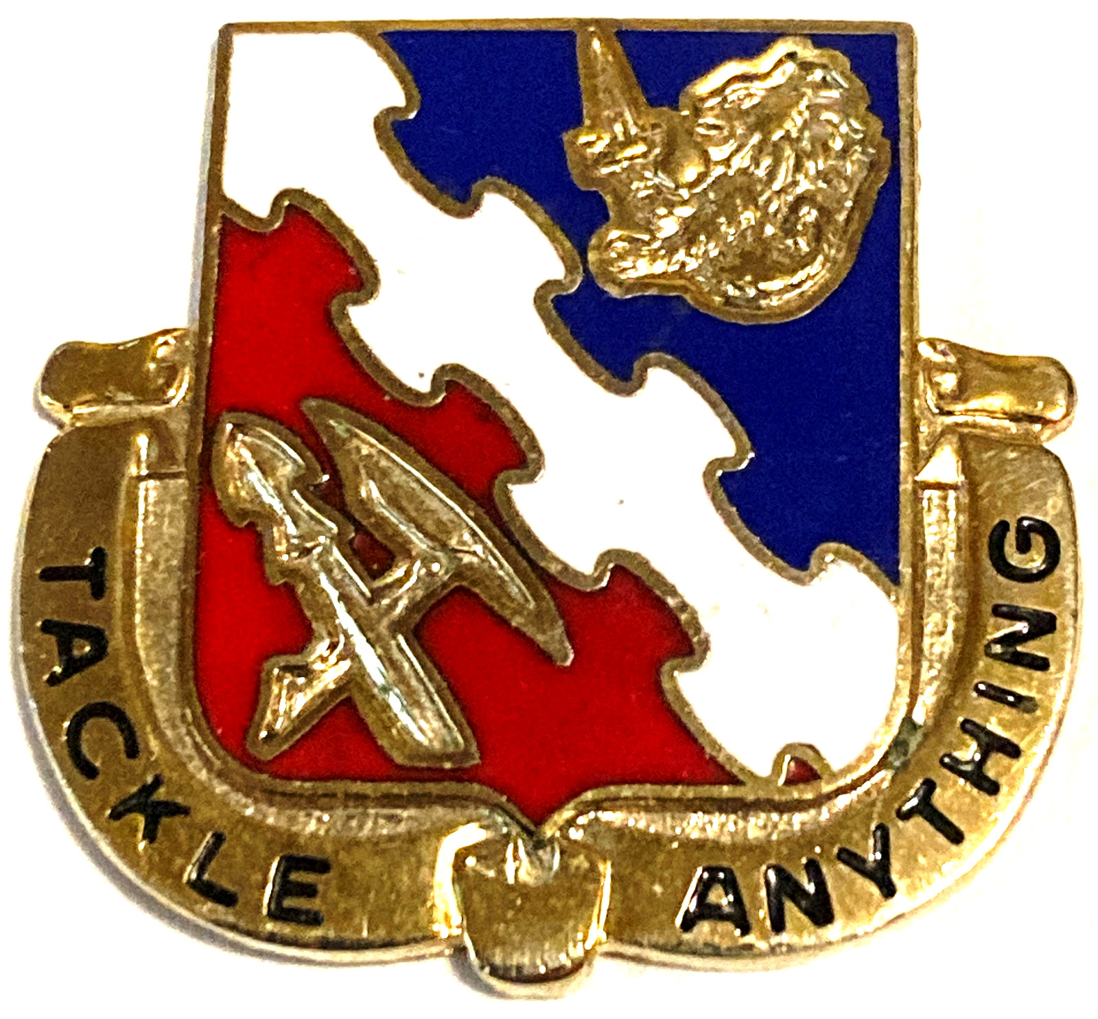 US Army Crest DI / DUI Pin: 863rd Engineer Battalion