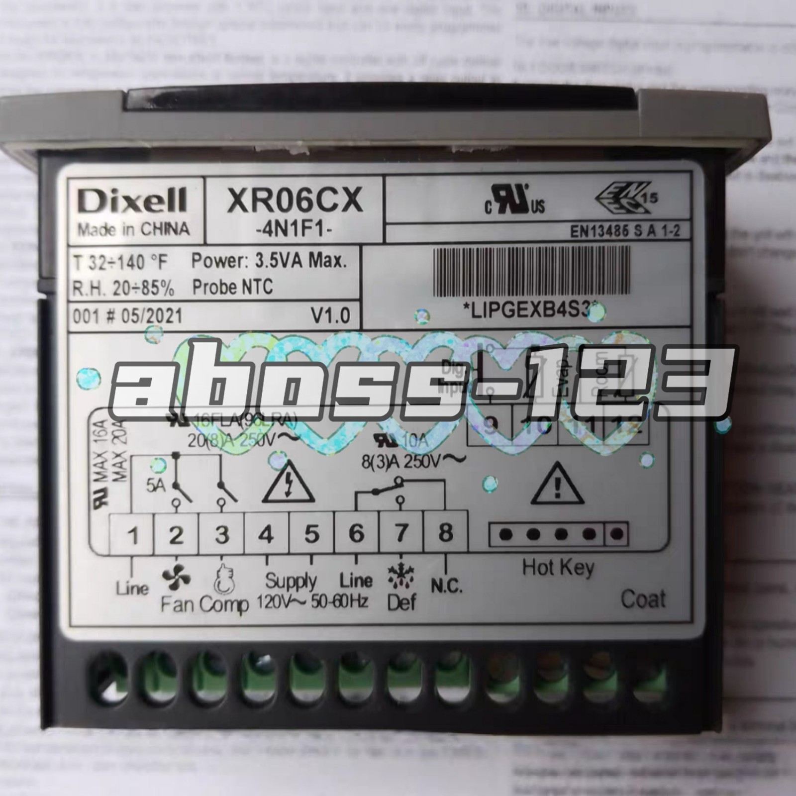 DIXELL XR06CX-4N1F1 Temperature controller#1pcs New In Box