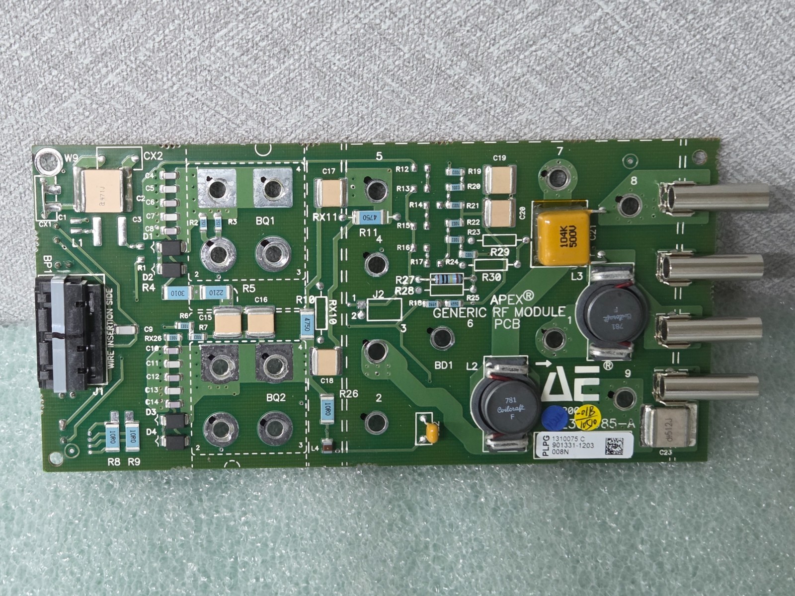 AE APEX GENERIC RF MODULE BOARD 2305985-A 1310075 C