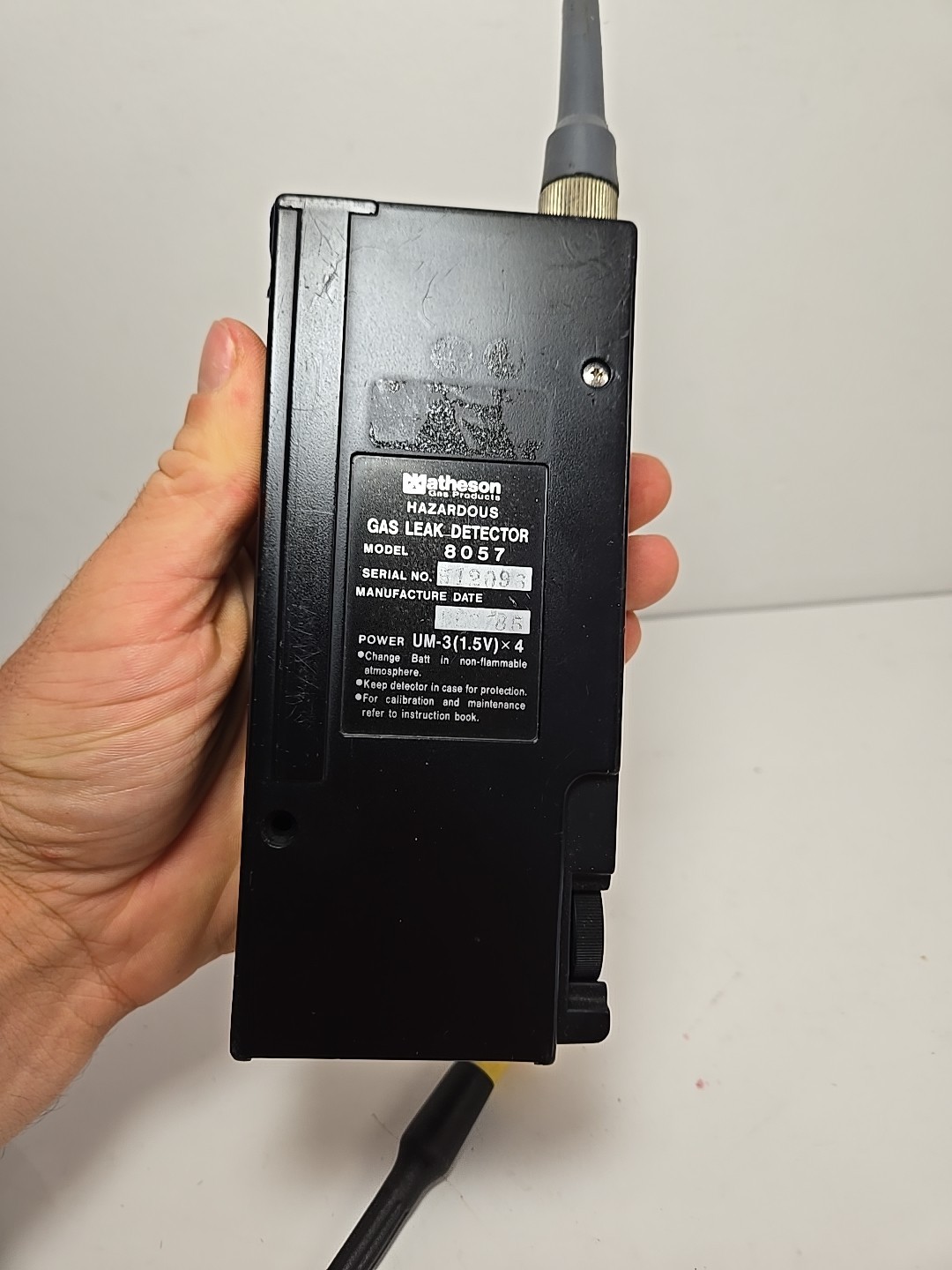 Matheson 8057 Hazardous Gas Leak Detector