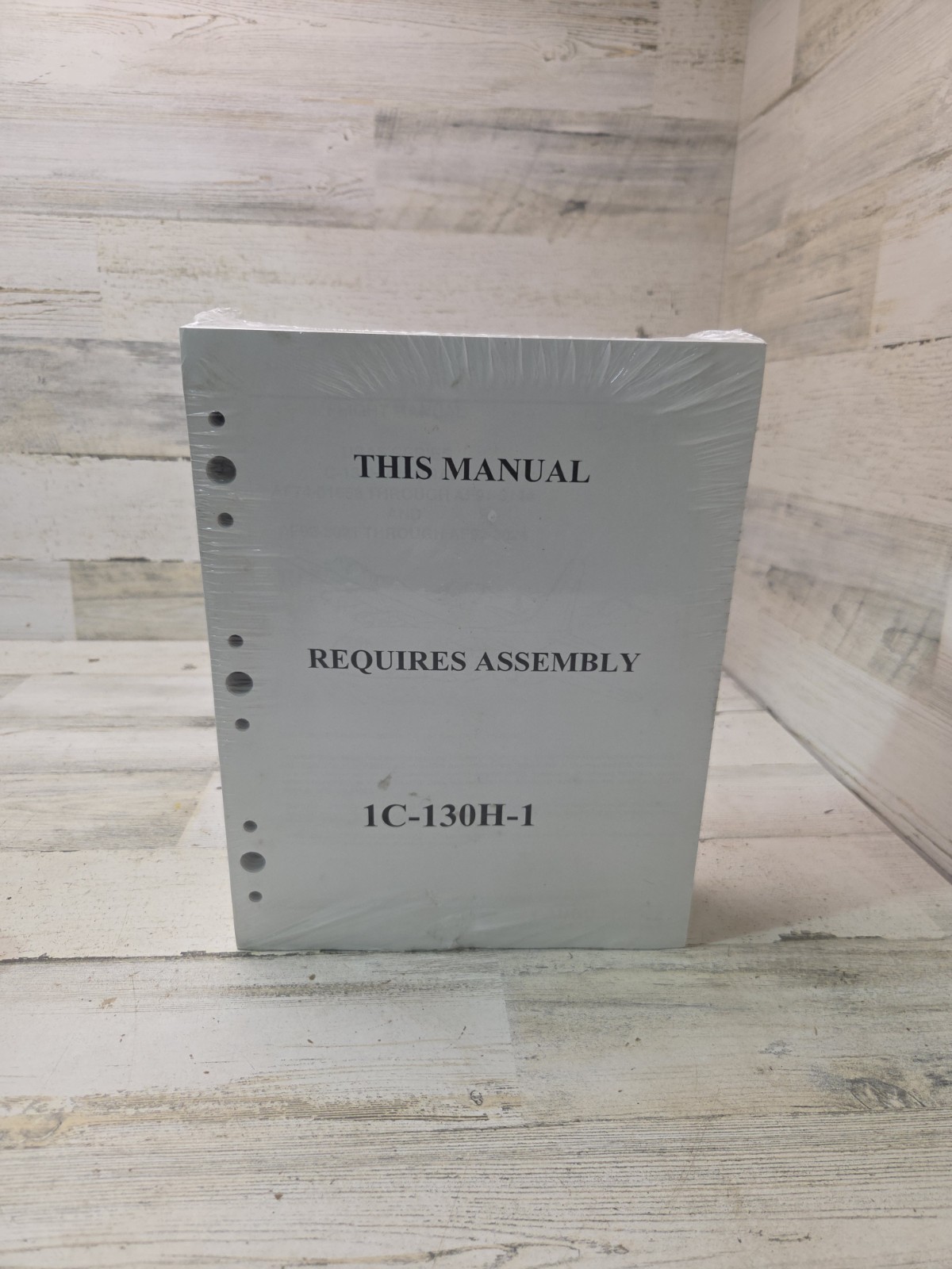 Series C-130H Aircraft Flight Manual T.O. 1C-130H-1 Original