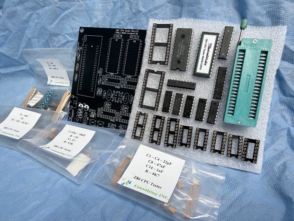 Z80 CPU NMOS / CMOS Tester -  Kit Version