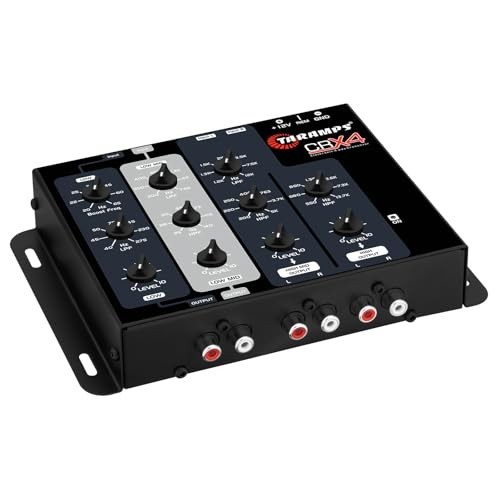 Crx4 Electronic 4 Way Crossover Rca Channels 8 Volts Rms Car Audio Processor St
