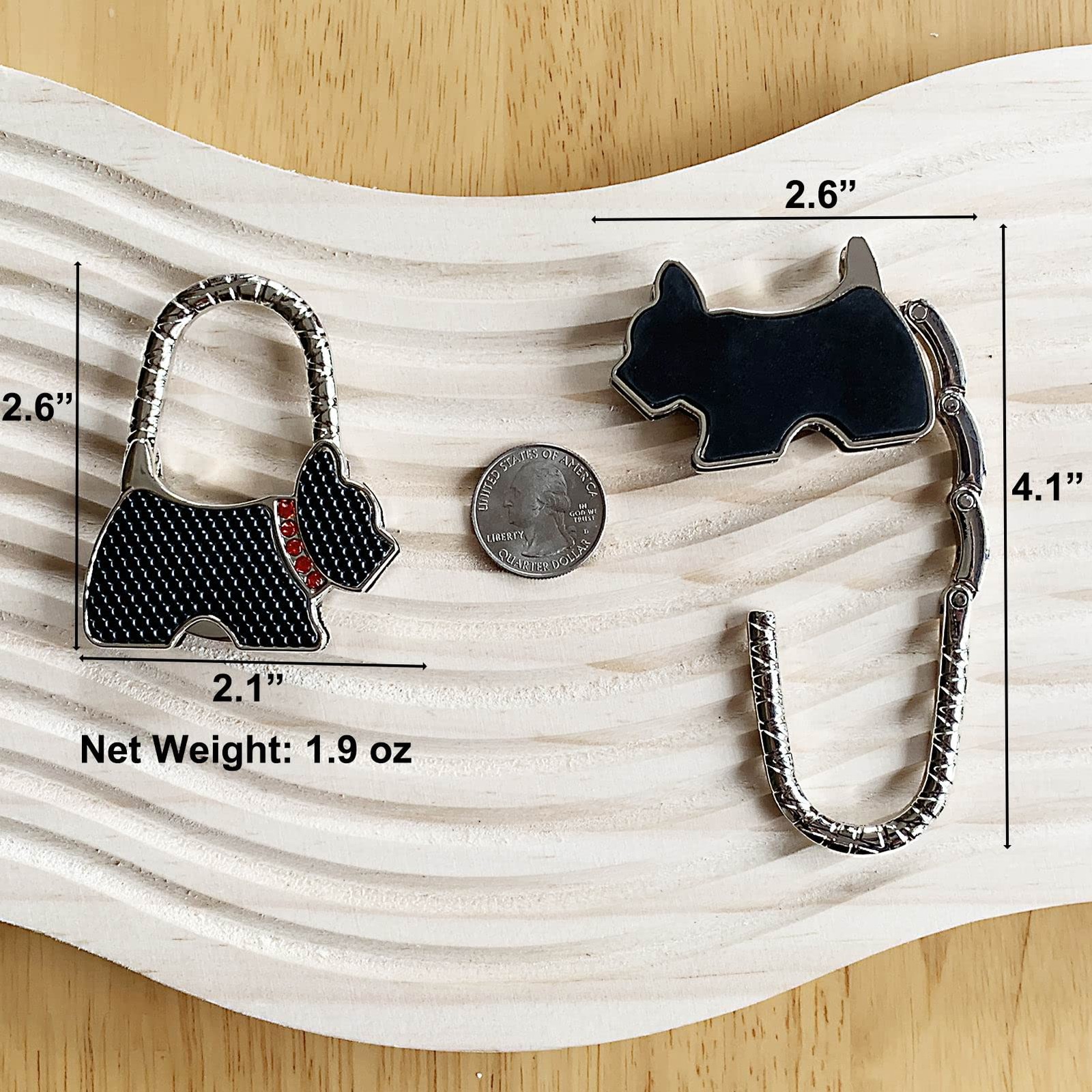 Purse Hooks for Table Bars Portable Handbag Holder Foldable Table Hook