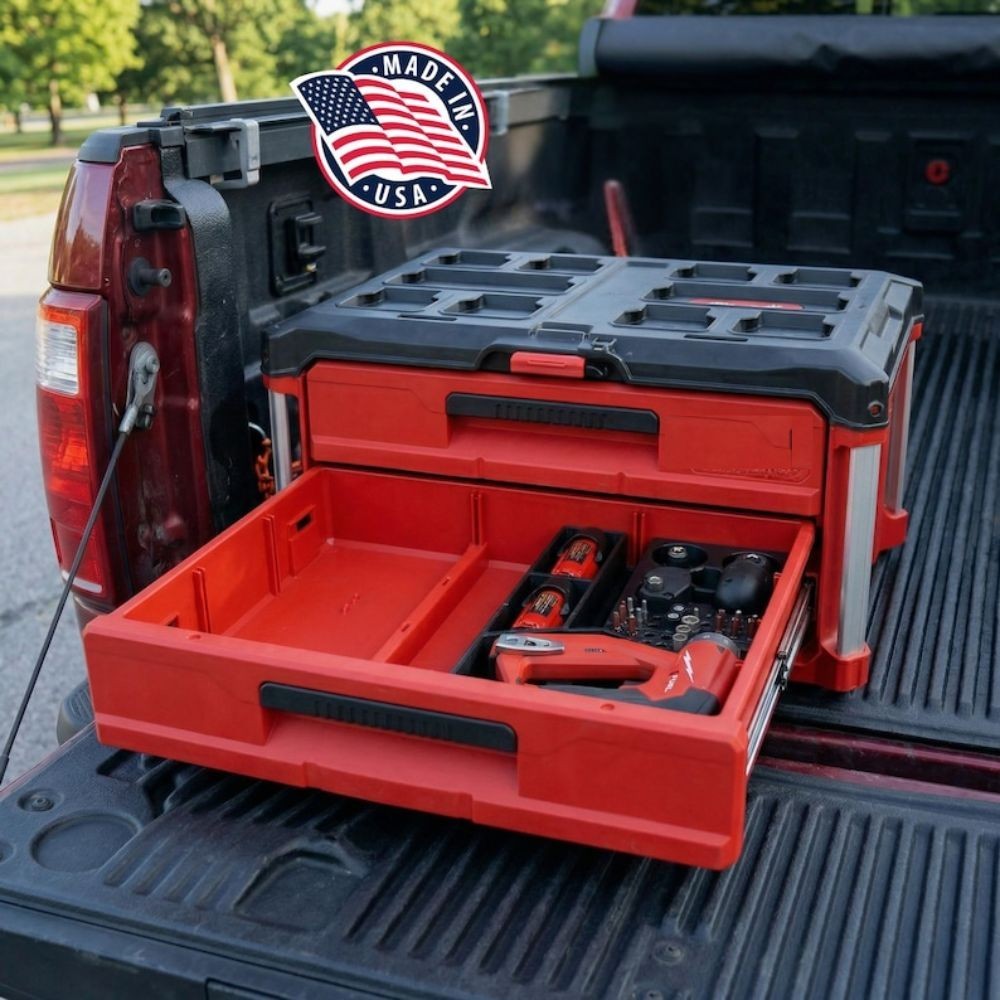 Router Insert for Milwaukee Packout 2 & 3 Drawer Toolbox Fits M18 Router 2732-20