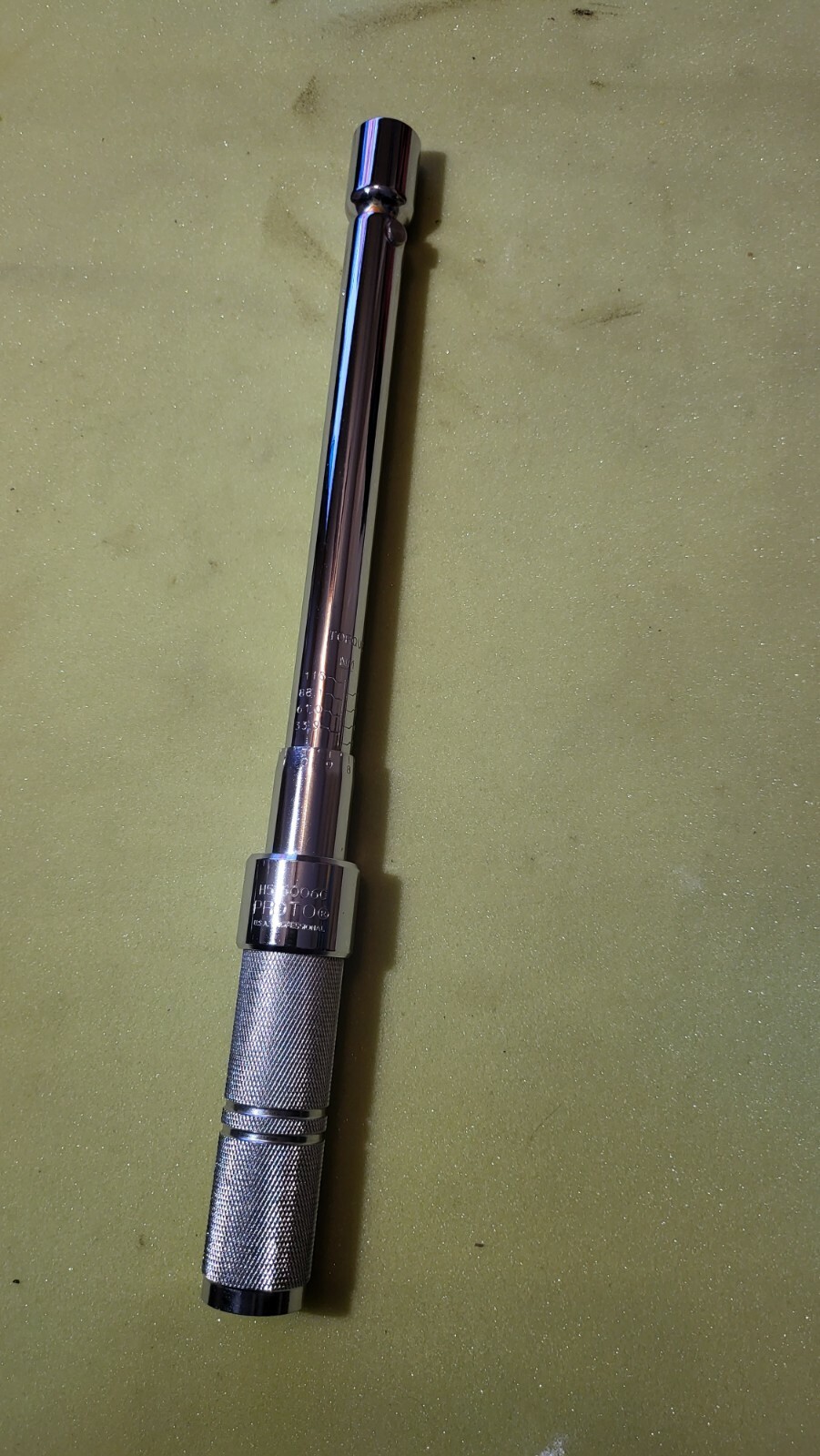 New Proto 3/8"dr 16-80 ft/lbs Micrometer Changeable Head Torque Wrench JH5-6006C