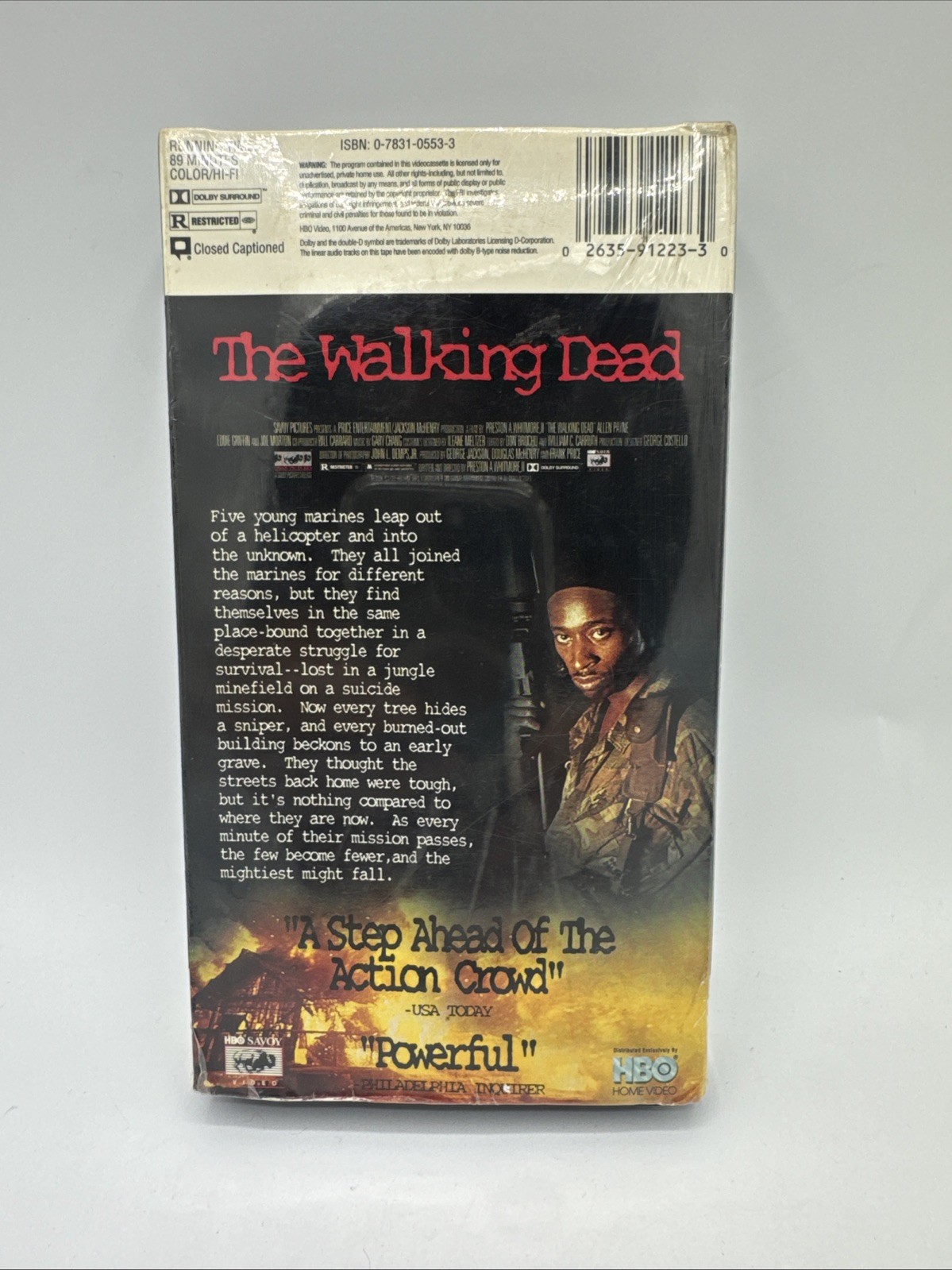 The Walking Dead VHS 1995 Bernie Mac War Action