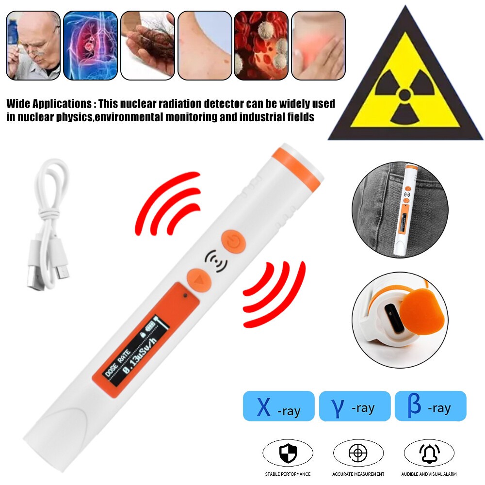 High Accuracy Beta Gamma X-Ray Geiger Counter Nuclear Radiation Monitor Detector