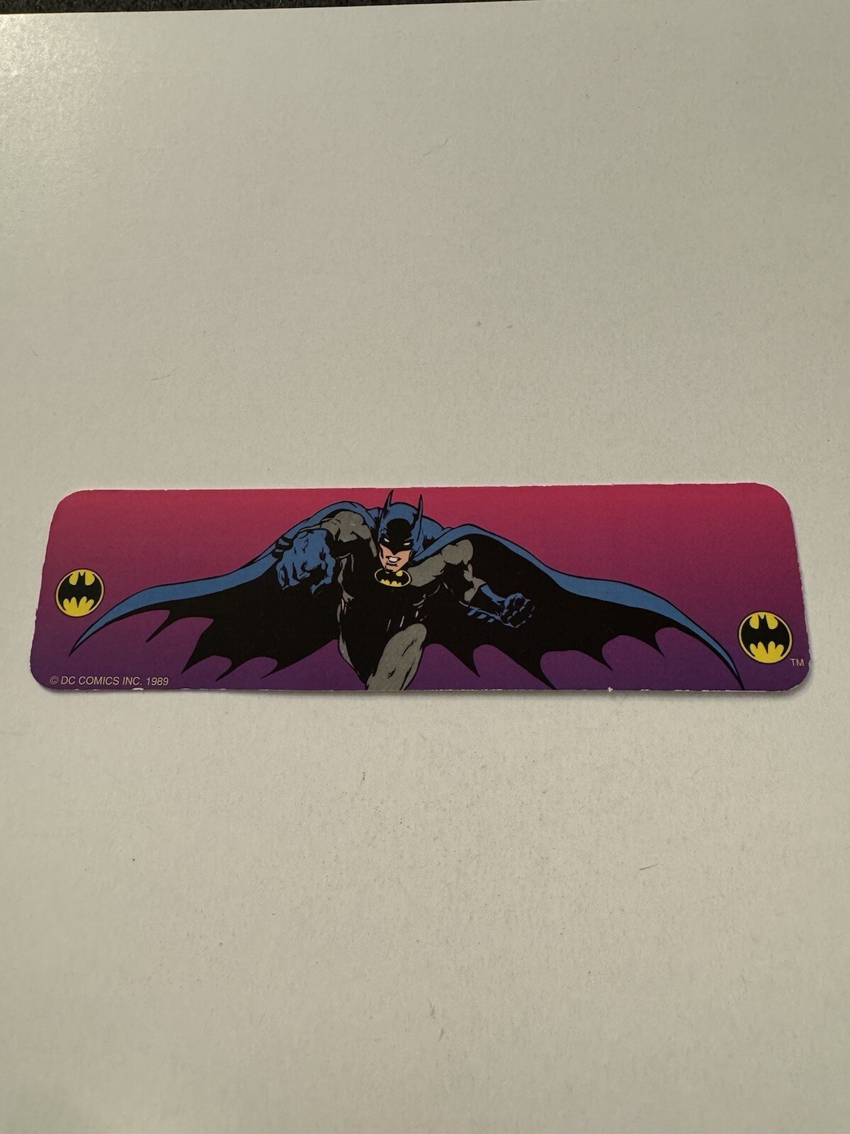 DC Comics Batman Flying Plastic Bookmark H23