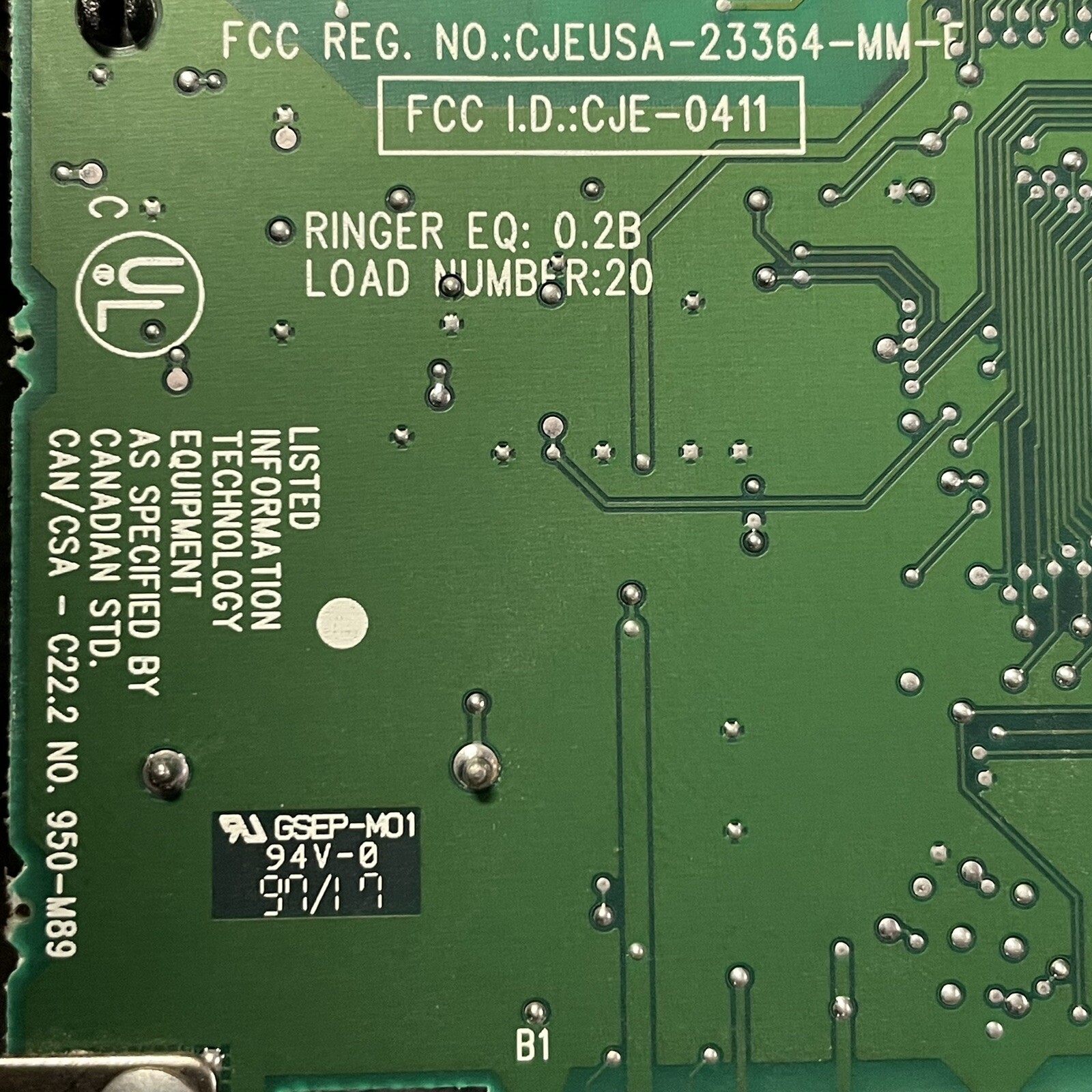 US Robotics ISA Modem - Model 0411