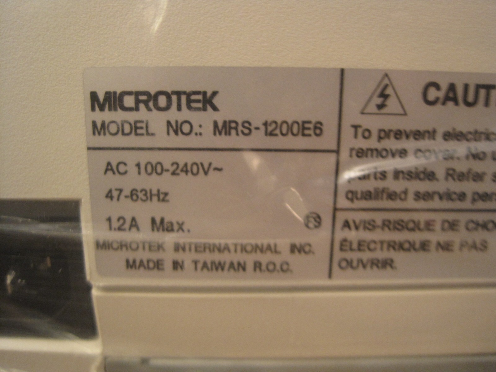 NEW Vintage Microtek Scanmaker E6 MRS-1200E6 Flatbed Scanner with Software NOS!