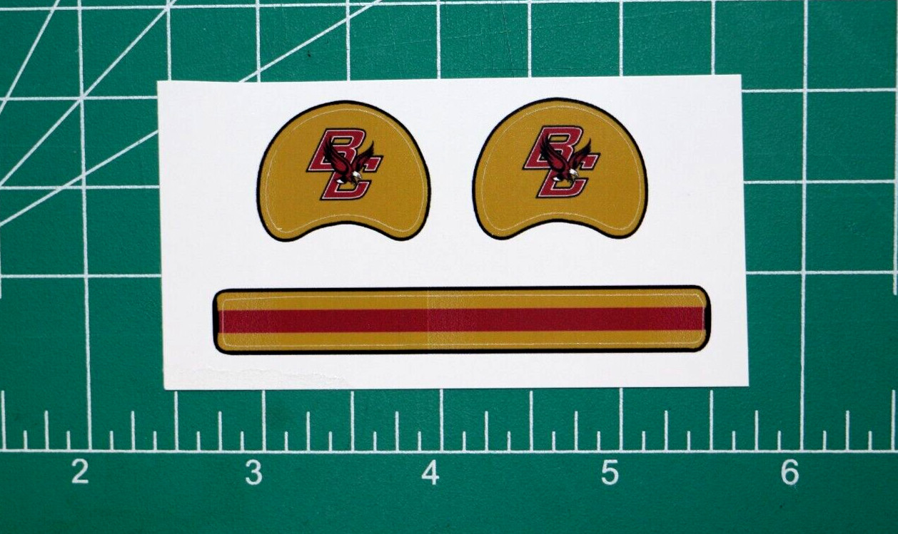 Boston College Eagles *DIECUT DECALS ONLY* Mini Football Gumball Helmets OPI BC