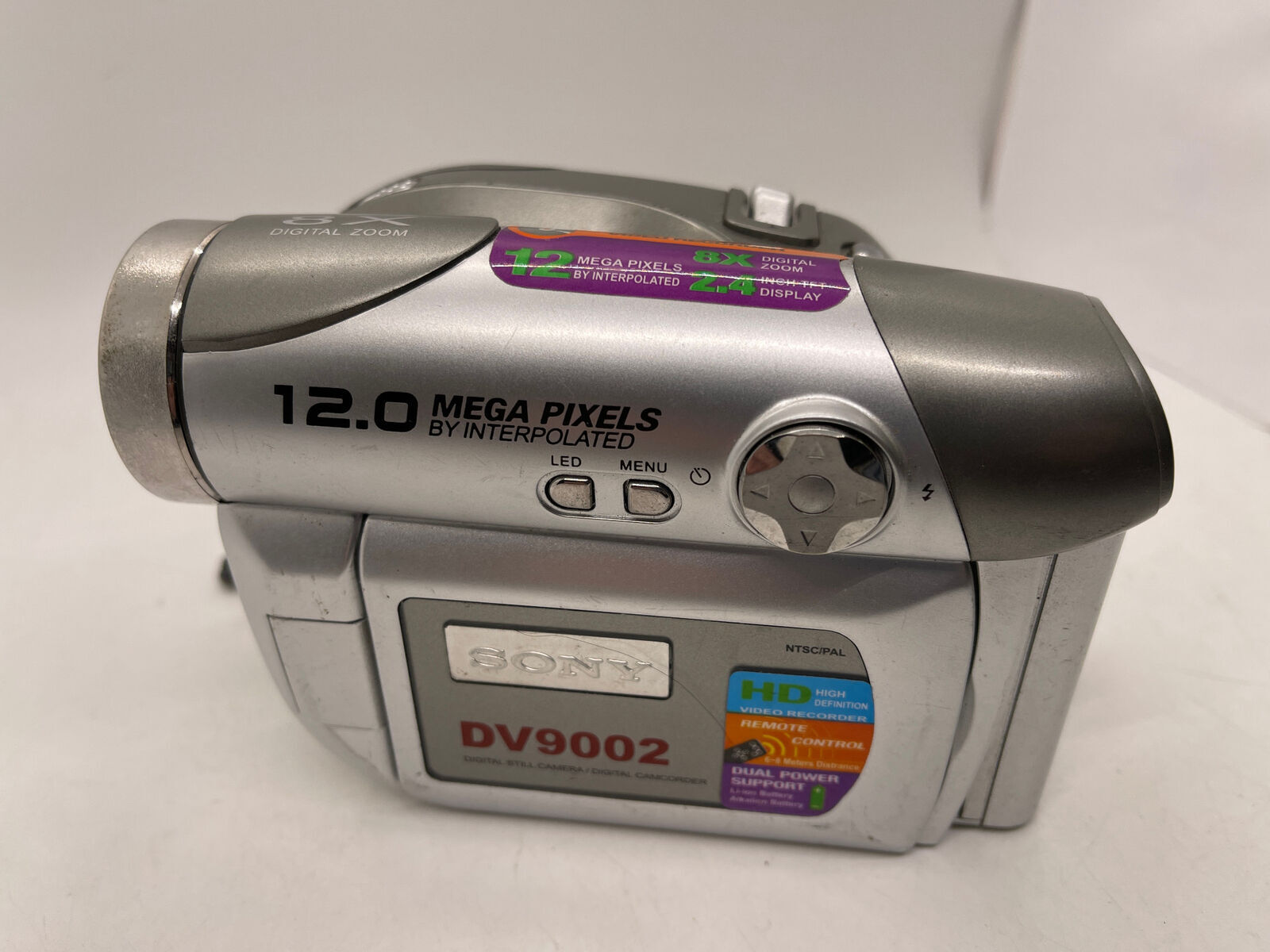 Sony Digital Camcorder Model DV9002 12.0 MP - Untested AS IS for Parts