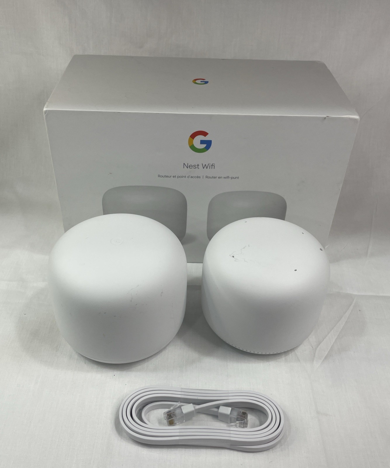 Google Nest Wifi Router and Point READ
