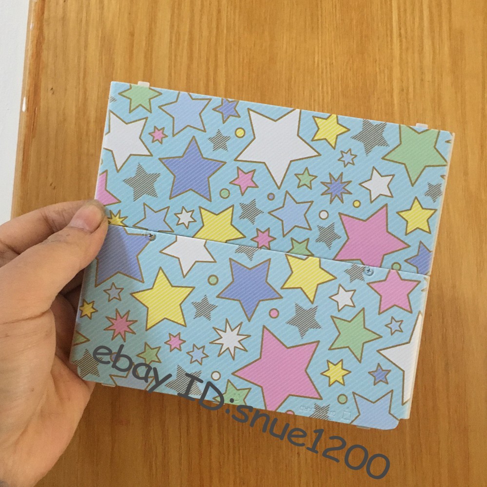 Nintendo New 3DS Kisekae Cover Plates Colorful Stars console Replacement Shell