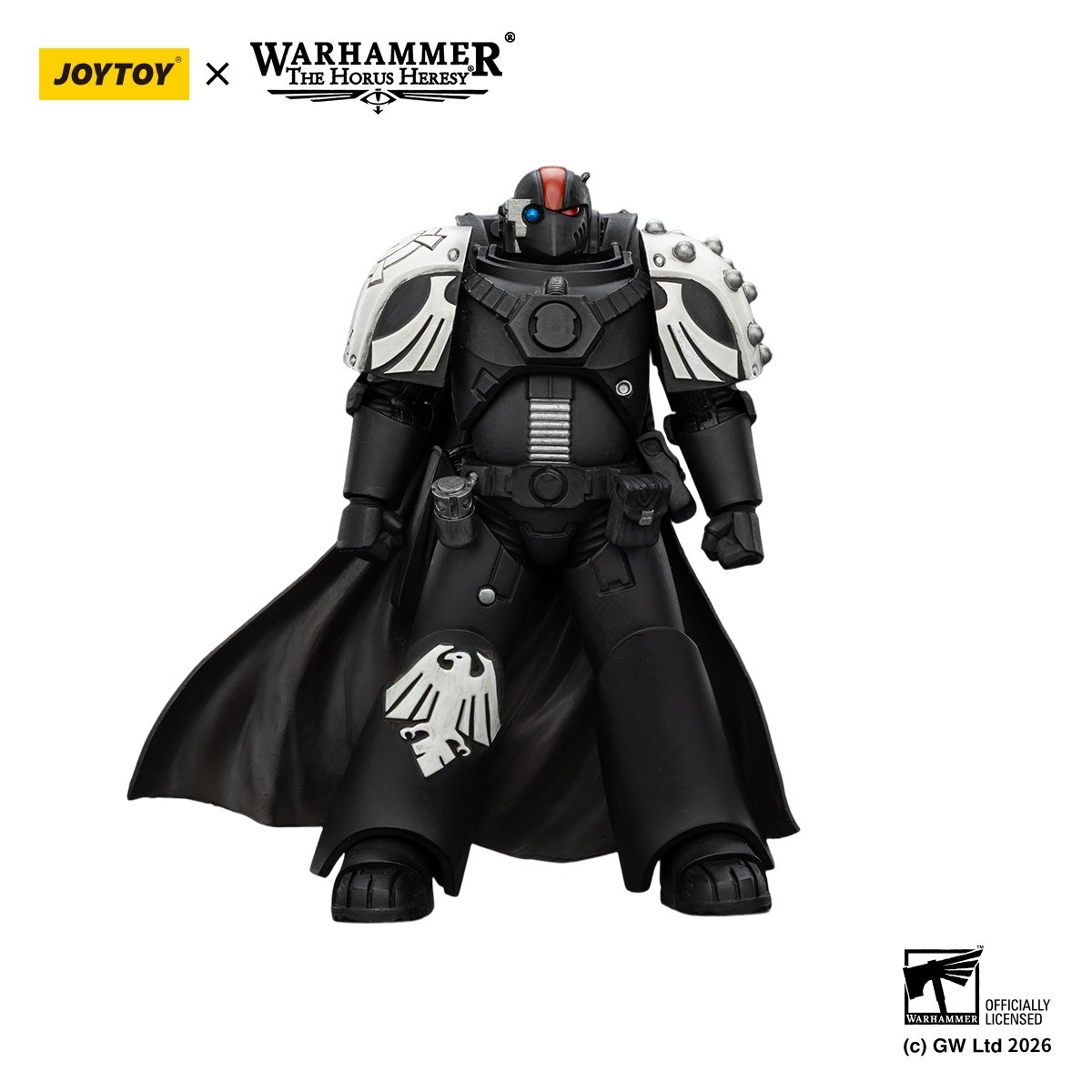 JOYTOY Warhammer 30K 1/18 Action Figure Raven Guard Mor Deythan Shade Model