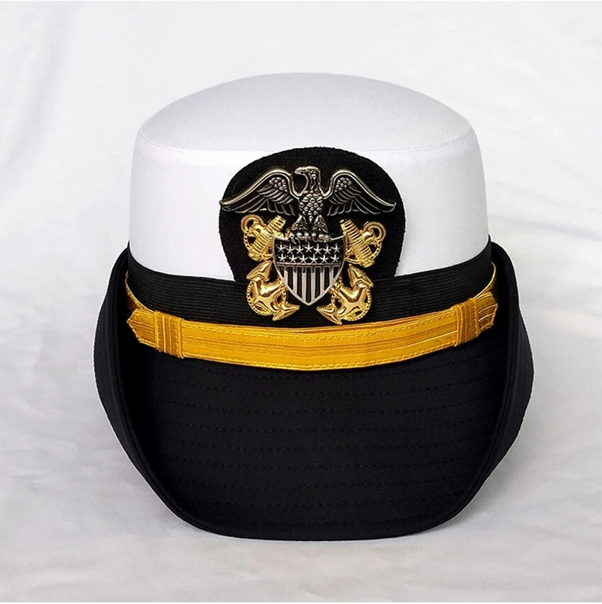 Women Navy Cap Sailor Hat Captain Yacht US Spring