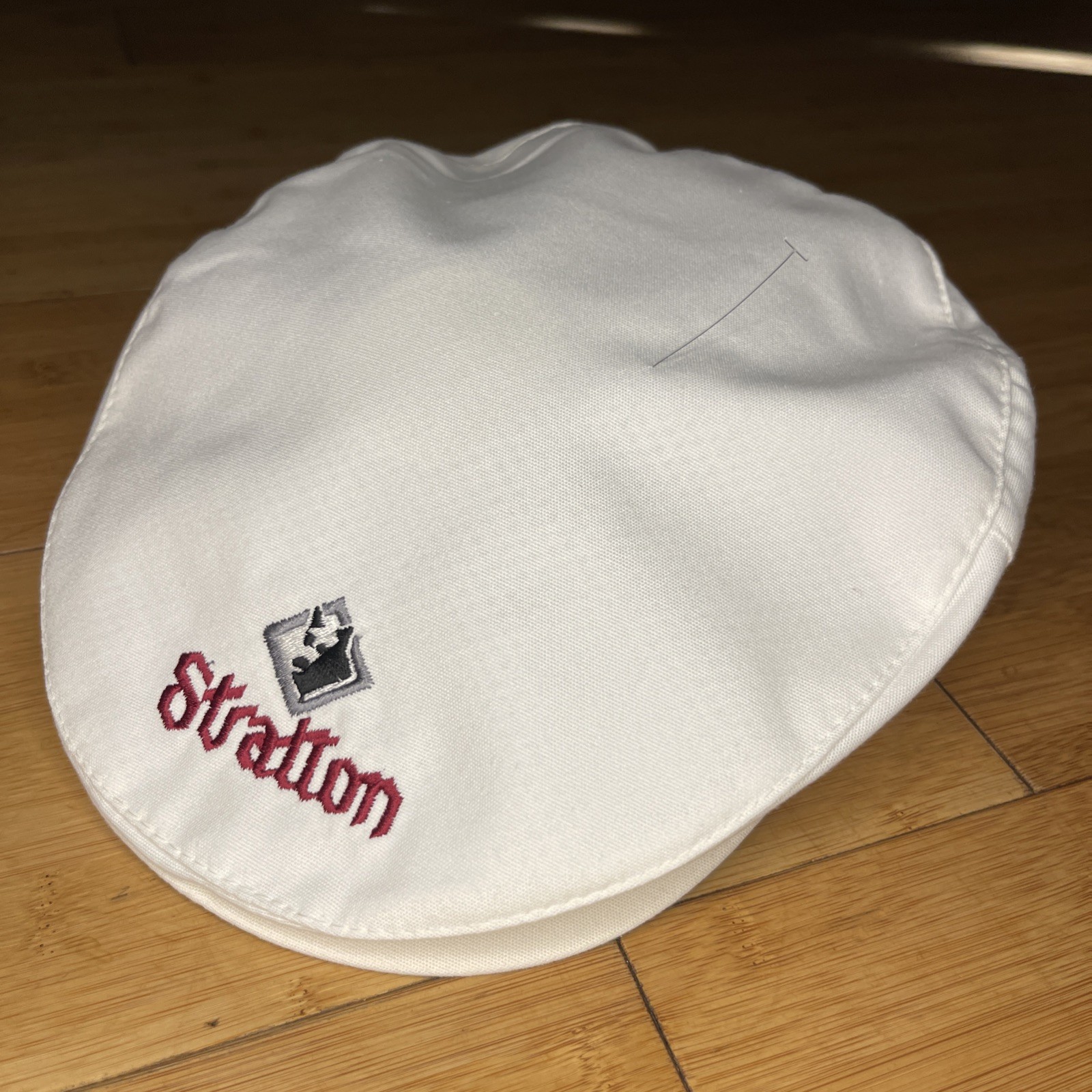 VTG Imperial Stratton Ski Resort Cabbie Newsboy 80s Flat USA Mens Golf Hat MINT