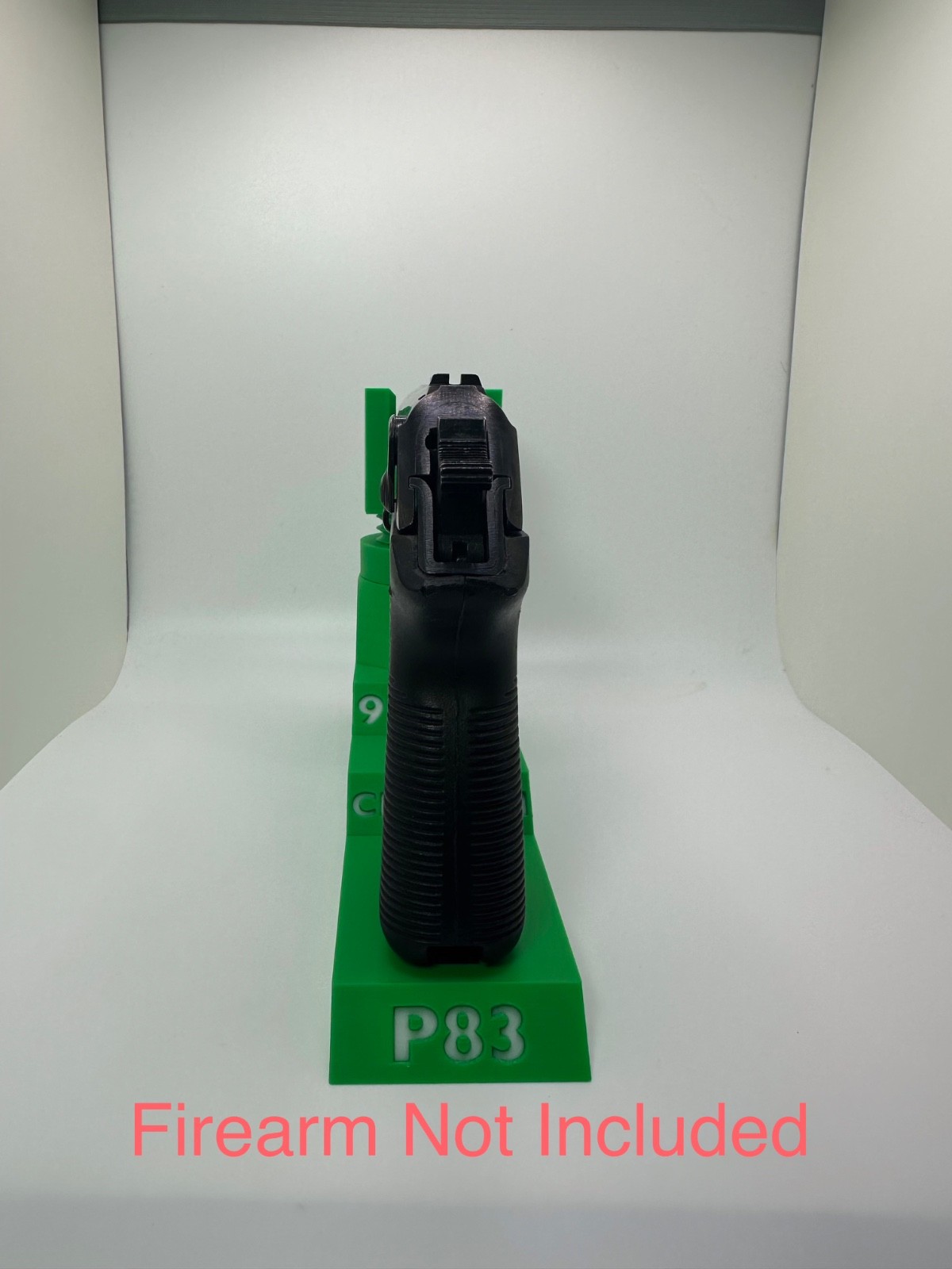 Custom Pistol Stand designed for P83 Wanad 3d printed safe storage