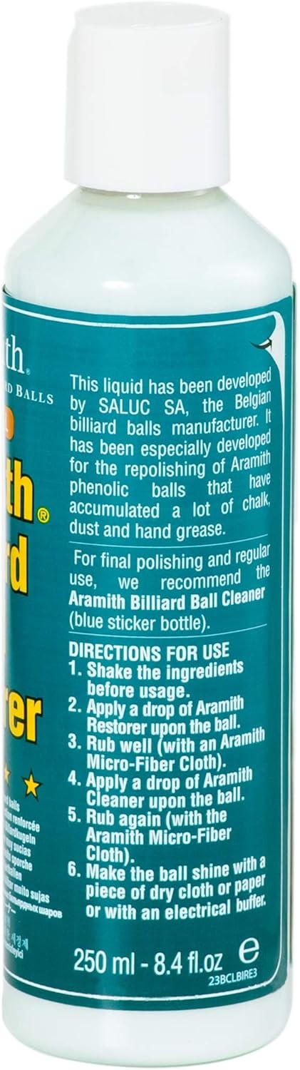 Billiard Ball Cleaner Restorer Kit 2 Items