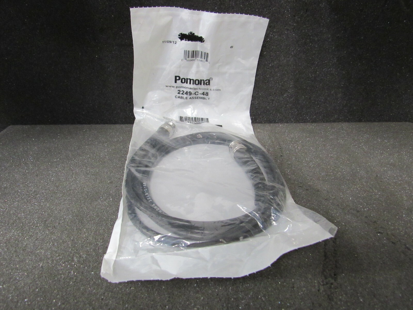Pamona 2249-C-48 RF/Coaxial Cable Assembly, BNC Male Plug to BNC Male Plug ROHS