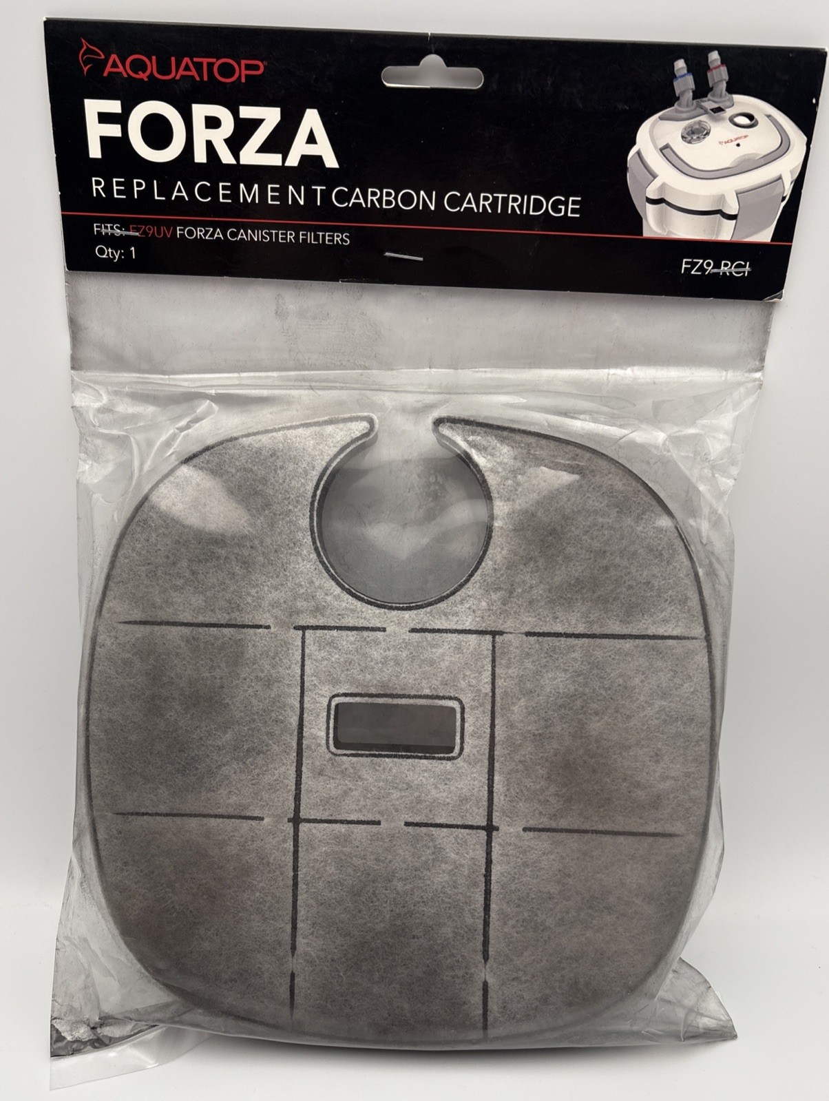 AQUATOP FZ9-RCI Replacement Carbon Filtration Cartridge for the Forza FZ9