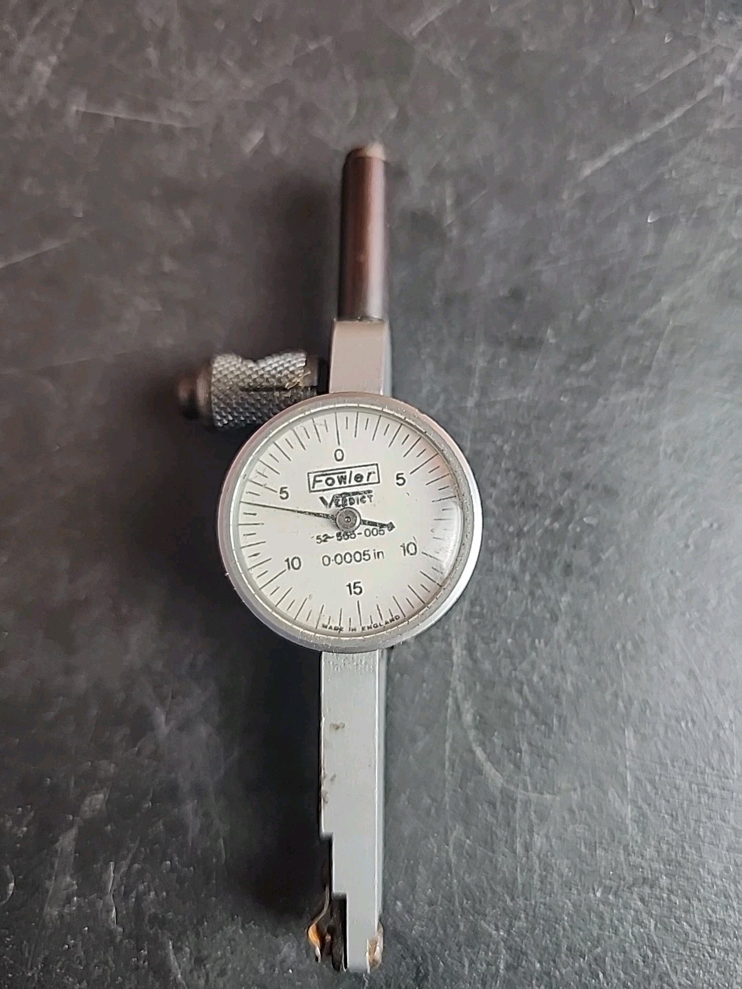 Fowler Verdict Jeweled .0005" Dial test Indicator 52-555-005