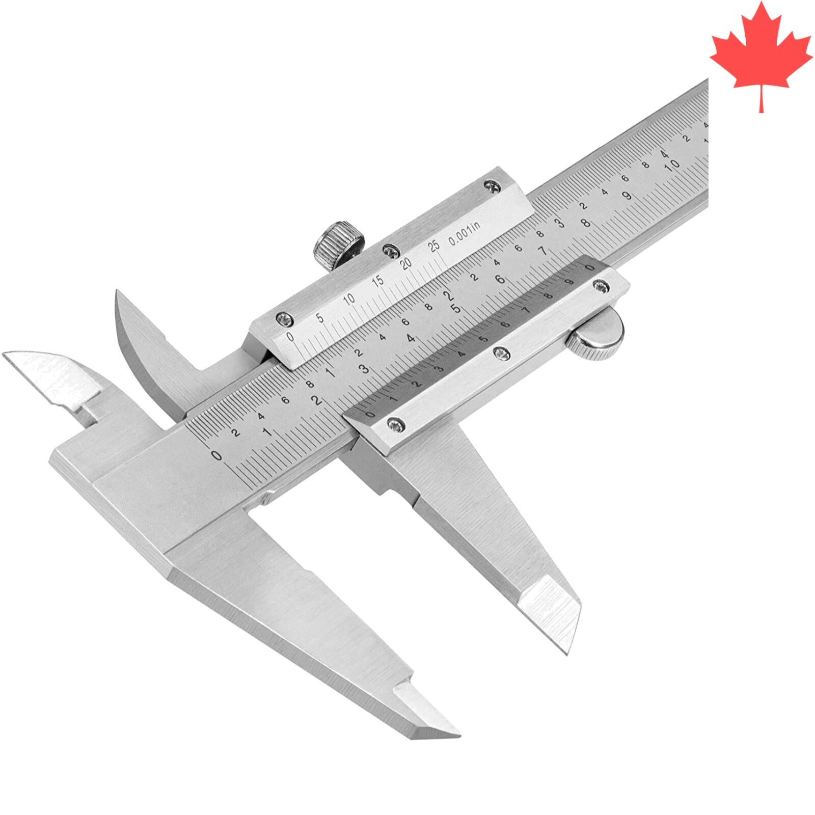 Stainless Steel Caliper - 0.001" Precision Accuracy, Dual Reading - 6" / 150mm