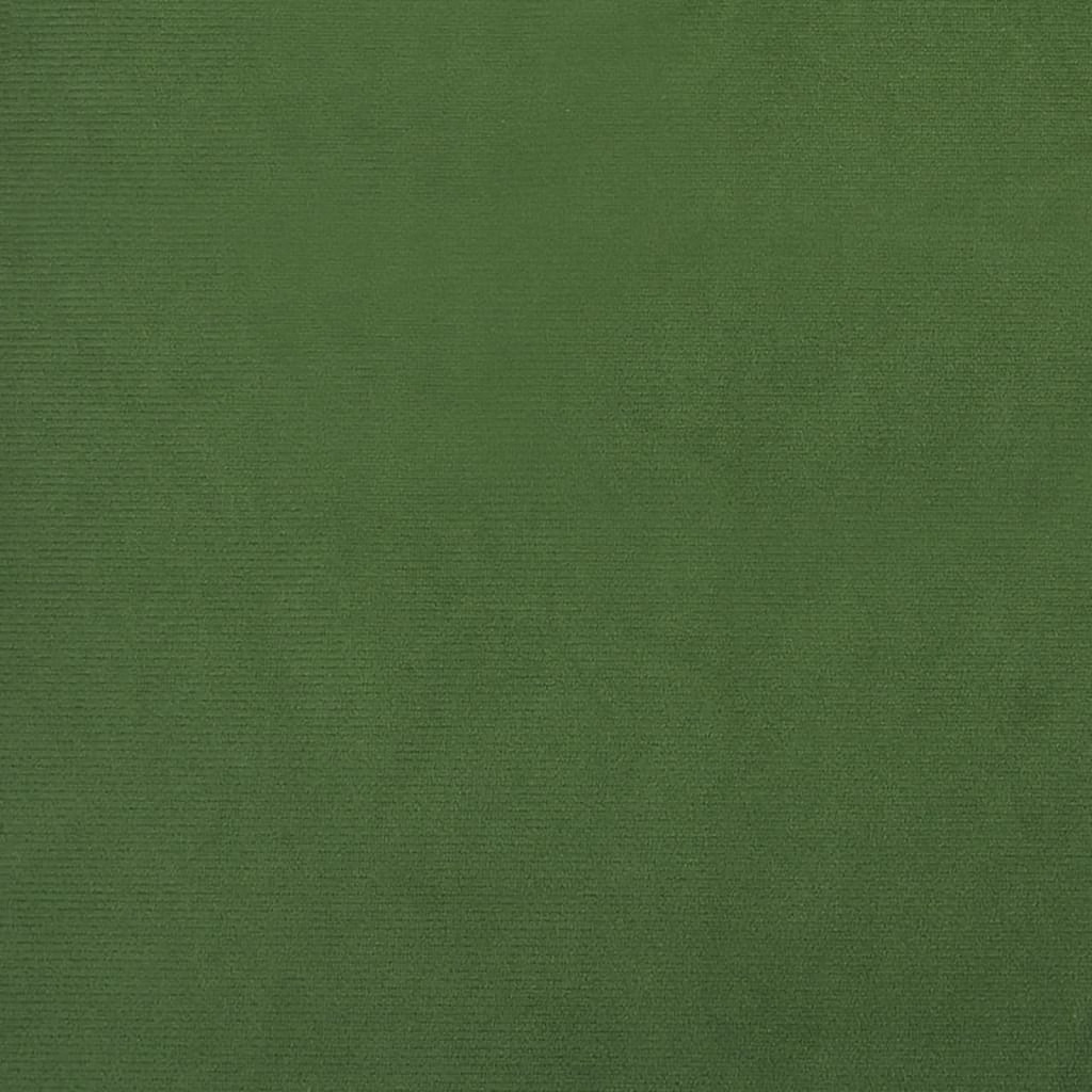 Sofa Bed Dark Green Velvet (100% polyester) Standard