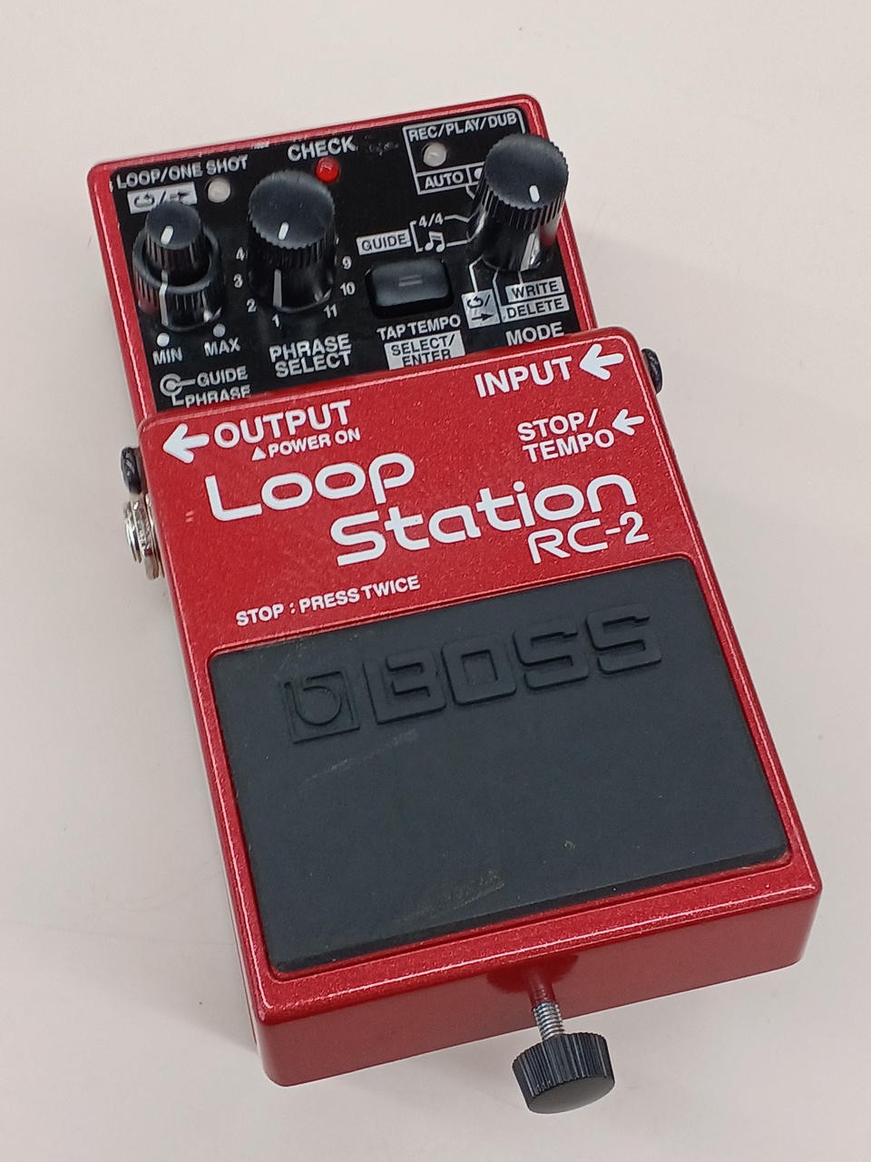 BOSS RC2 Loop Station Guitar Pedal Time Based Looping Compact Ready to Use