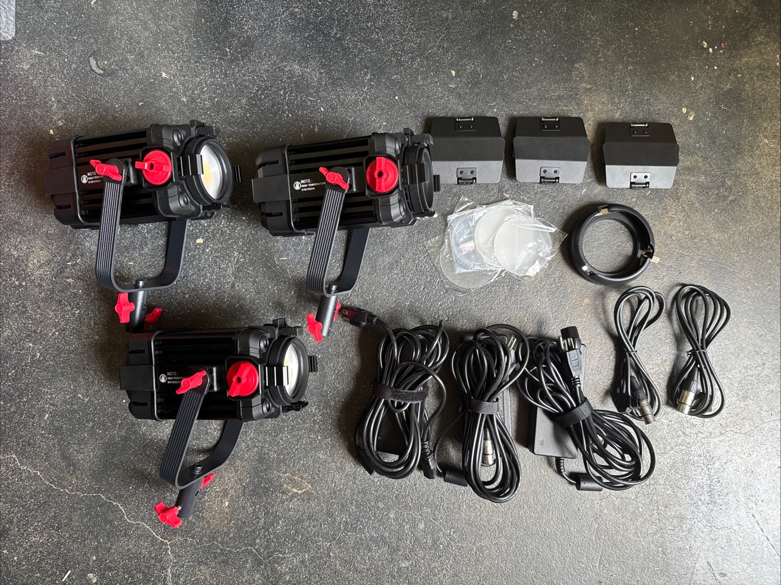 Price DROP! Came-TV 100w Bi-Color LED Video Lights- Set Of three In Padded Case