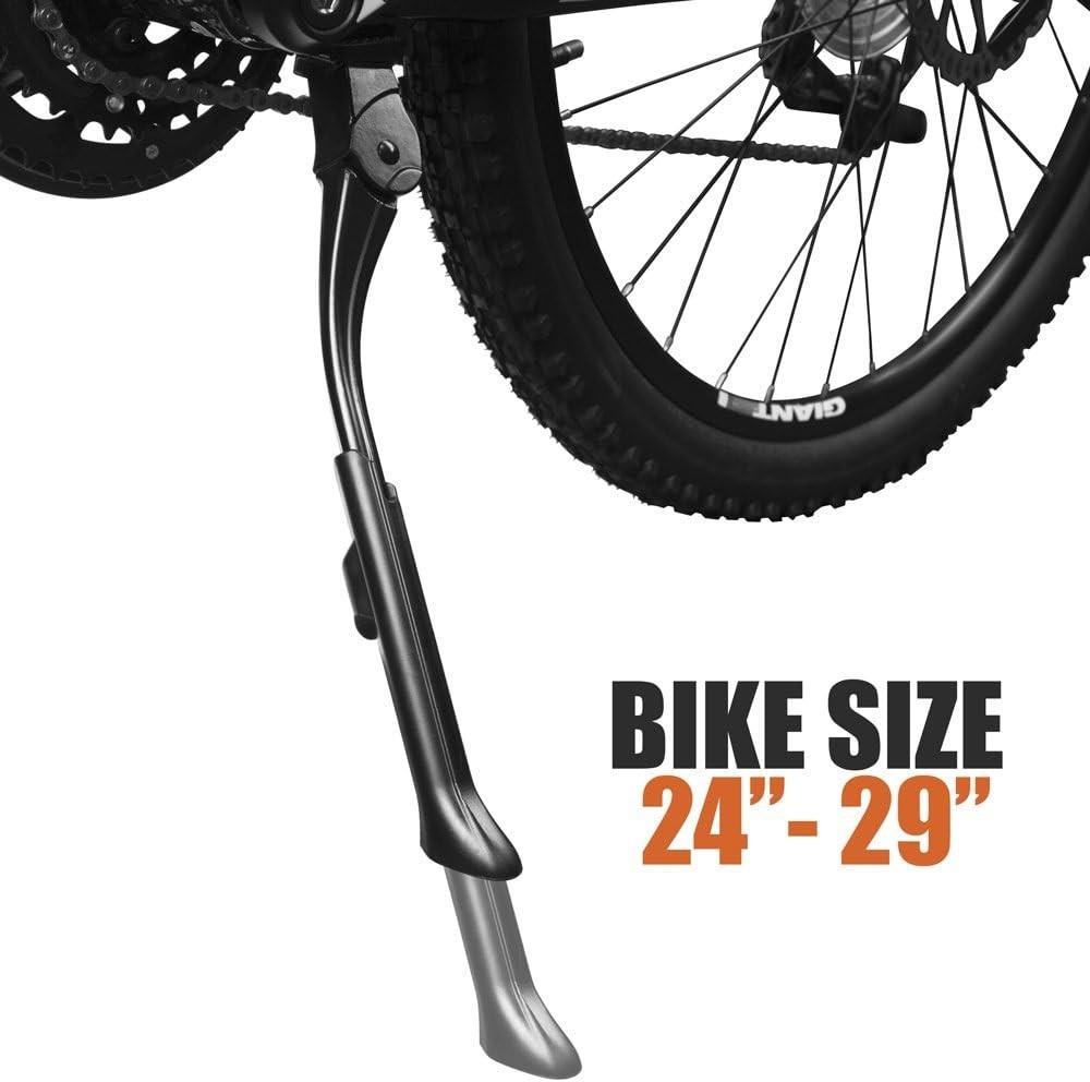 Chromium Bicycle Kickstand Black 24-29-inch