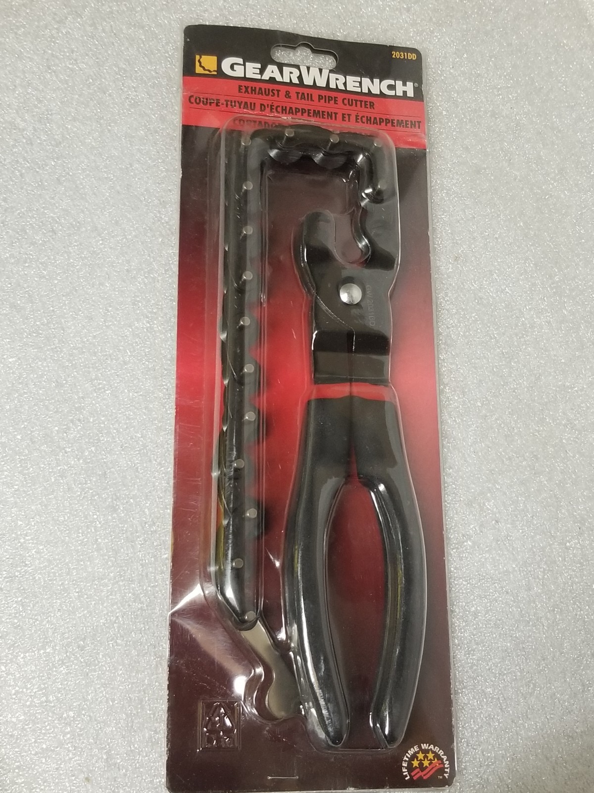 GearWrench 2031DD Exhaust and Tail Pipe Cutter Chain-Link Mechanism