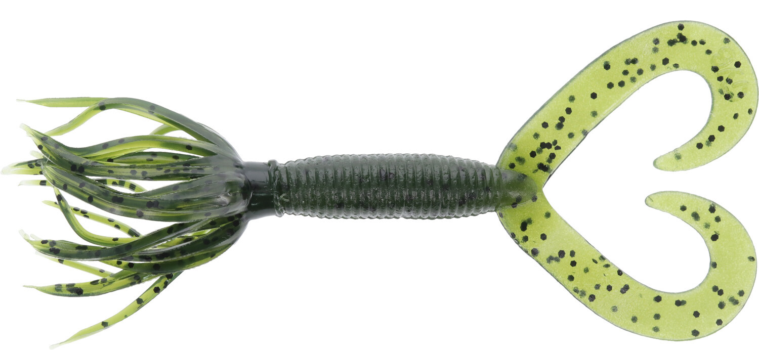 Gary Yamamoto 4 Inch Double Tail Hula Grub - 10 pack