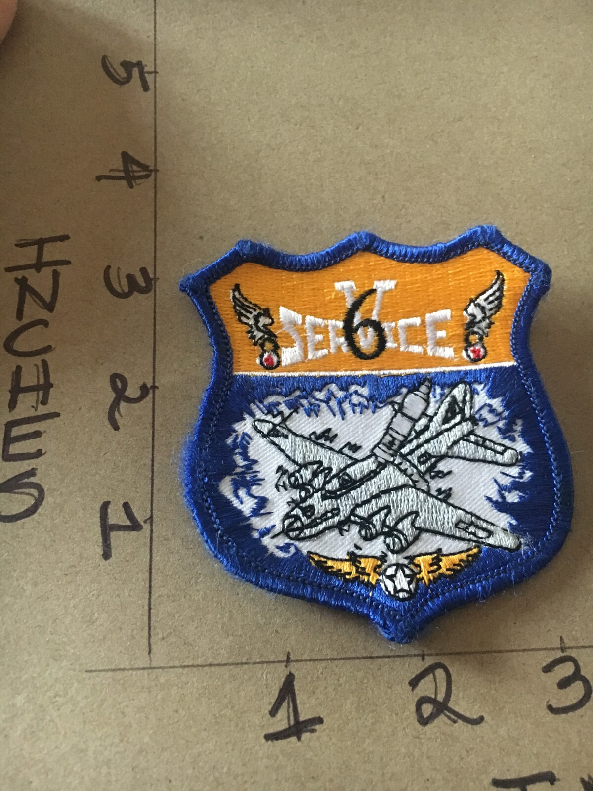 USAF 6th Air Force Service Squadron patch 4/22/25