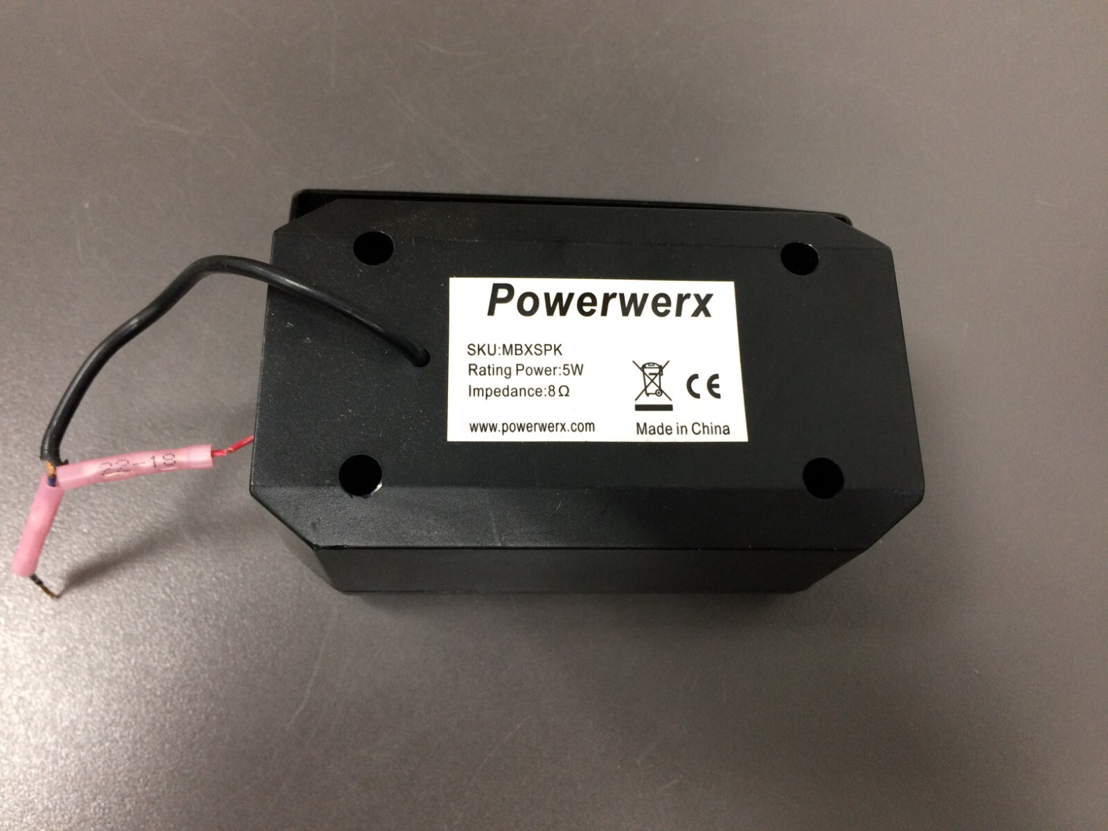 POWERWERX MBXSPK, 5 W External Speaker w Mount