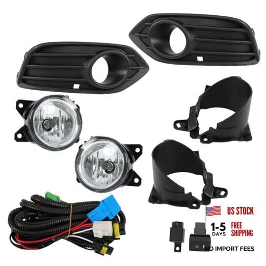 Left & Right Fog Lights Repalcement for HRV 2019-2022 Fog Lights Lamps with