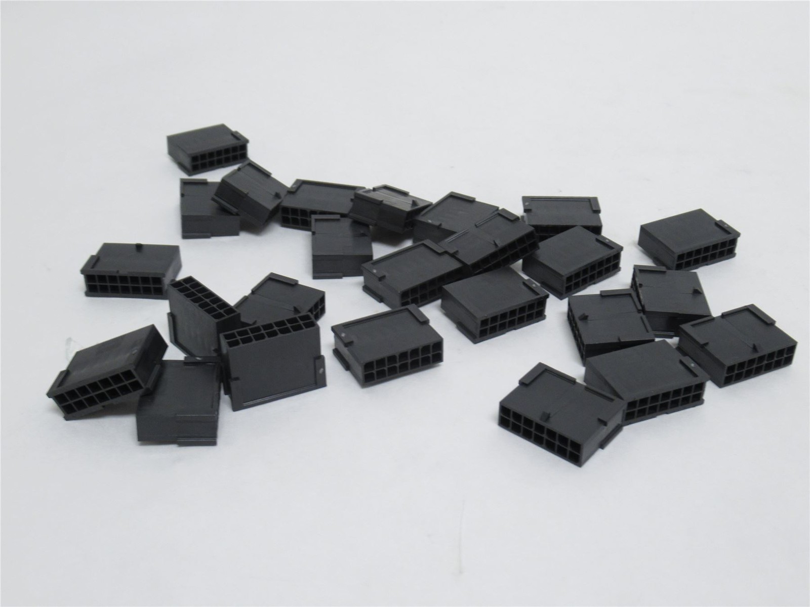 229171 New-No Box; AMP 430201401 Lot-25 Connector Plugs; 14Pos; Dual Row