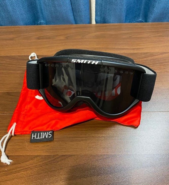 New SUPREME SMITH Ski Snowboard Goggles Dirt Bike ATV Off-road SXS FW15 - Black