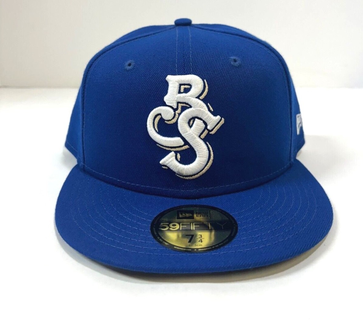Biloxi Shuckers MILB NE Authentic Collection Road Fitted Hat~ Blue