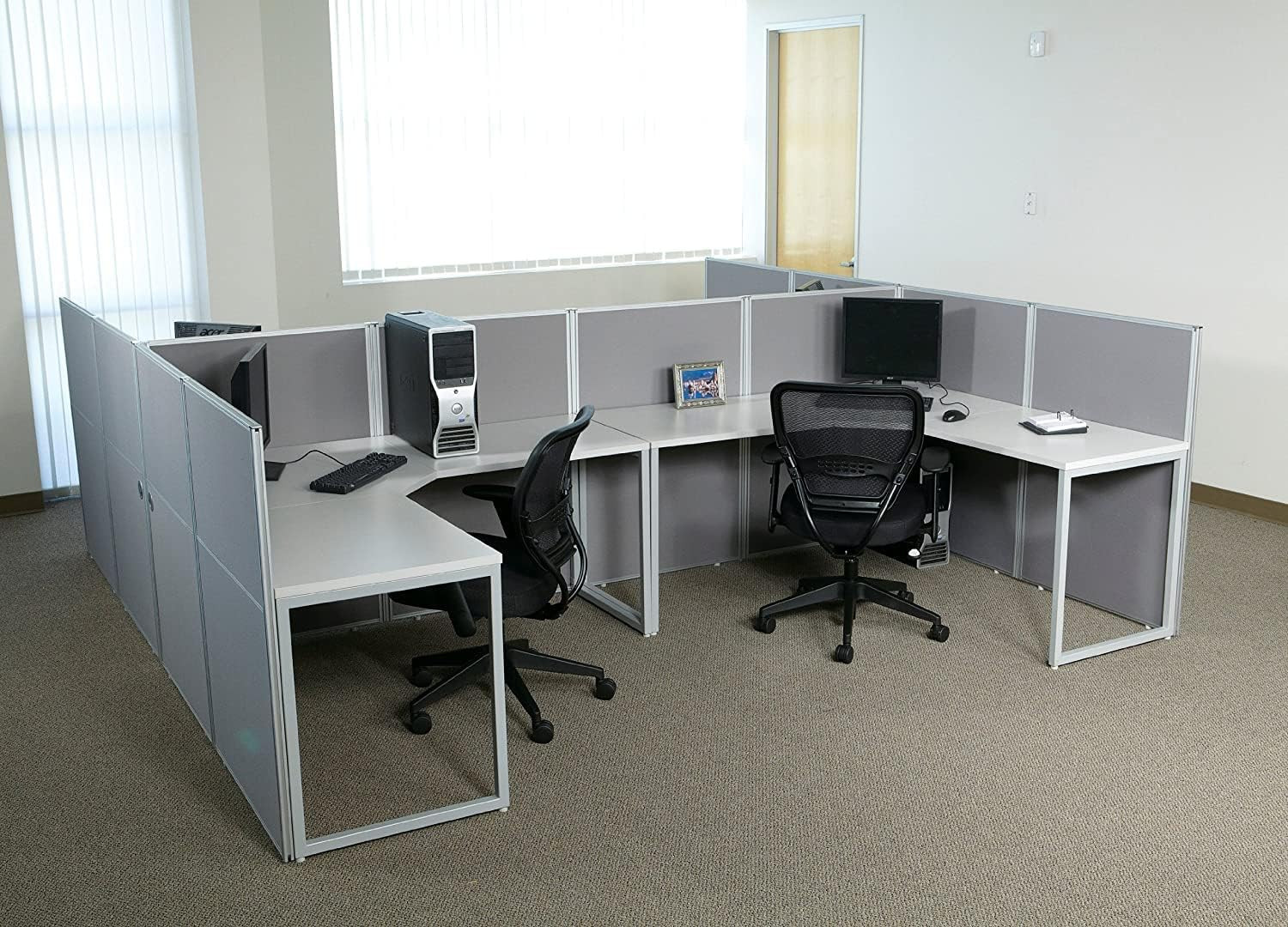 Ergonomic Black Office Chair with Adjustable Back and Lumbar Support